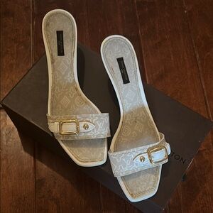 Vintage Louis monogram sandals